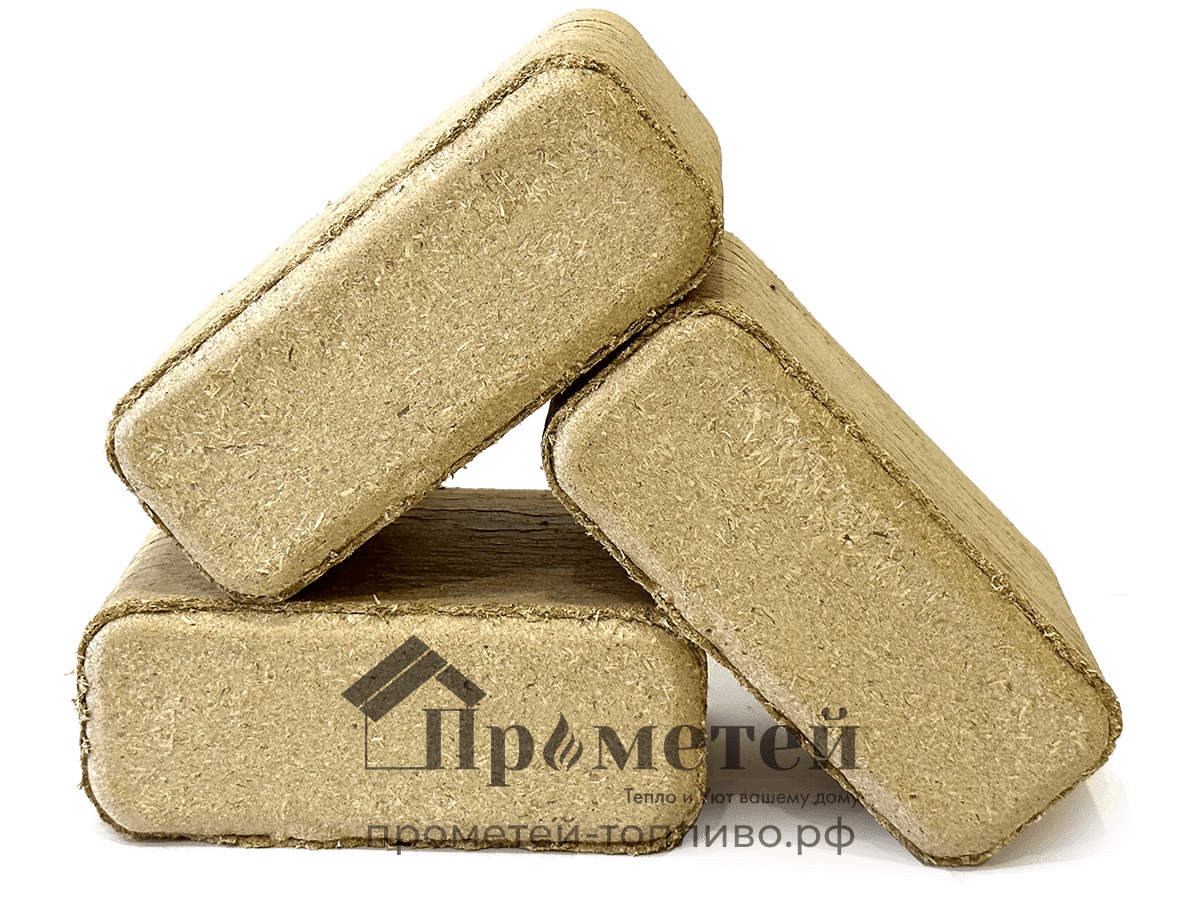 Древесный брикет «Ruf» дуб пыль 2-ой сорт